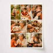 Фотоколлаж 20х30см вертикальный