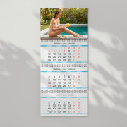 Календарь квартальный с отрывным блоком А4