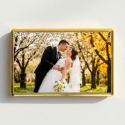 Магнит акрил золото 55х80мм