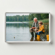 Магнит акрил прозрачный 105х70мм