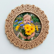 Магнит дерево круглый d85мм